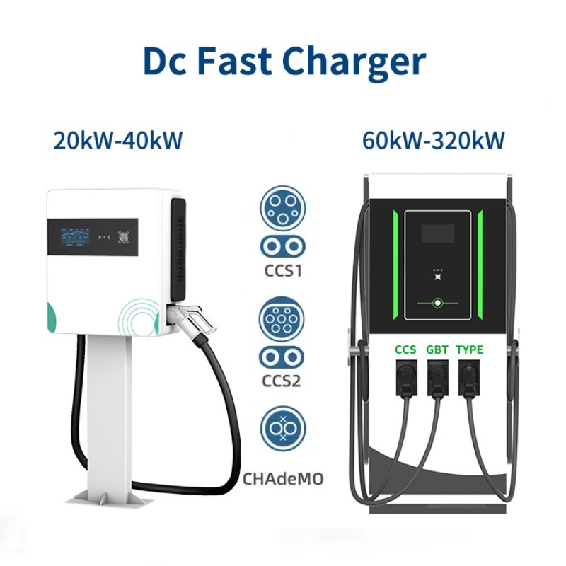 شاحن سريع محمول للسيارات الكهر - مراجعة Portable Dc Fast Charger 20Kw Ccs2 وسعره