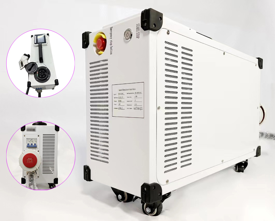 شاحن سيارات كهربائية محمول سري - مراجعة Portable Dc Fast Charger 20Kw Ccs2 وسعره