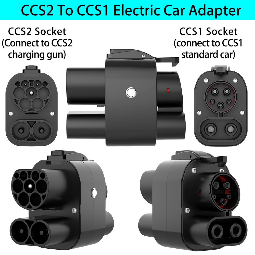 Unirise CCS2 إلى CCS1 EV محول  - مراجعة Ccs2 To Ccs1 Fast Charge Adapter 250Kw وسعره