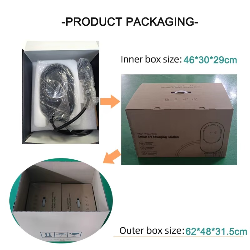 محطة شحن منزلية مثبتة على الحا - مراجعة 22Kw Wallbox Type 2 Ocpp Rfid وسعره