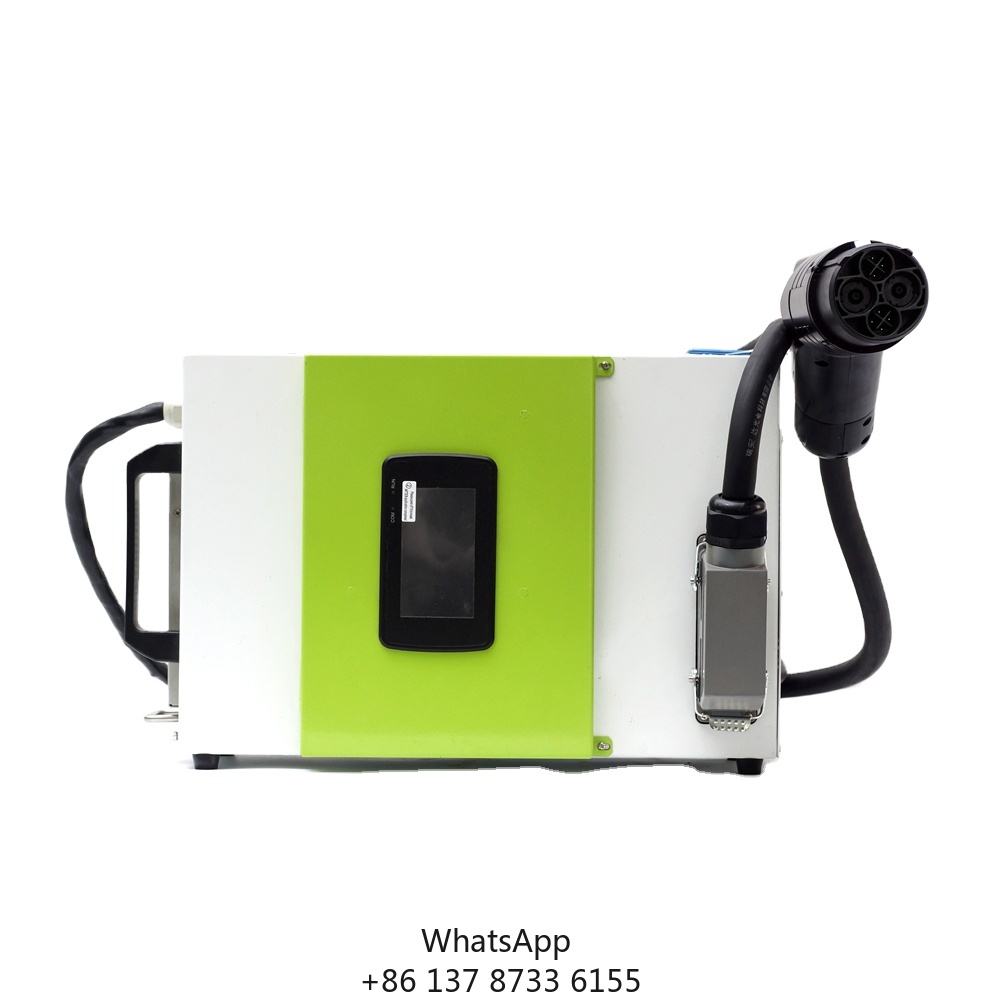 محطة شحن متنقلة للمركبات الكهر - مراجعة Portable Dc Fast Charger 20Kw Ccs2 وسعره