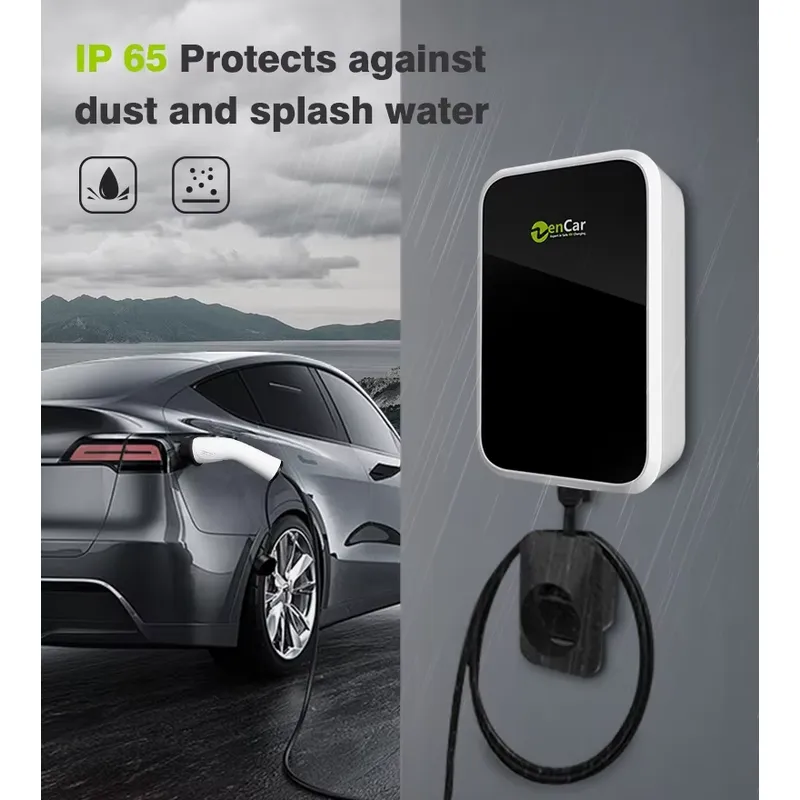 شاحن سيارات كهربائية بقوة 22 ك - مراجعة 22Kw Wallbox Type 2 Ocpp Rfid وسعره